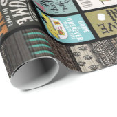 Papier Cadeau Voici comment nous roulons (Coin rond)