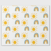 Papier Cadeau Voici le papier d'enveloppement de fils (Plat)