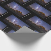 Papier Cadeau Voie Lactée Galaxie sur le Rocher de la Cathédrale (Coin)