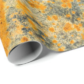 Papier Cadeau voies de rouille acide (Coin rond)