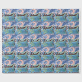 Papier Cadeau Voile au clair de lune (Plat)