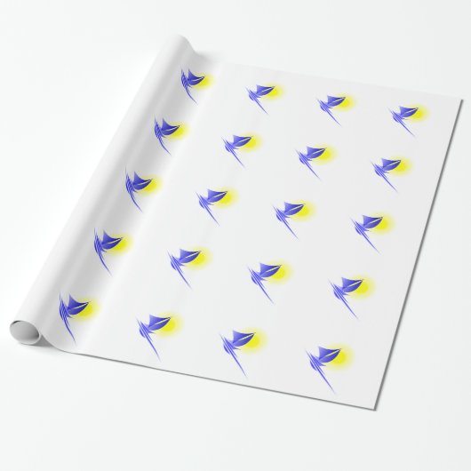 Papier Cadeau Voilier (Déroulé)