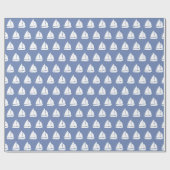 Papier Cadeau Voilier blanc (Plat)
