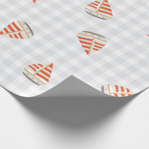 Papier Cadeau Voilier été pépinière enfants enfants