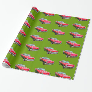 Papier Cadeau Voiture 1957 de classique de Bel Air de Chevrolet