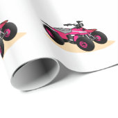 Papier Cadeau Voiture à quatre roues (Coin rond)