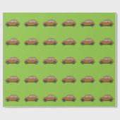 Papier Cadeau Voiture Ancienne (Plat)