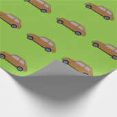 Papier Cadeau Voiture Ancienne (Coin)