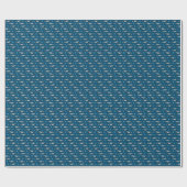 Papier Cadeau Voiture Blue Racing (Plat)