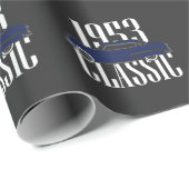 Papier Cadeau Voiture classique 1953 (Coin rond)