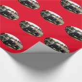 Papier Cadeau Voiture classique ancienne (Coin)