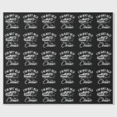 Papier Cadeau Voiture classique Chevelle (Plat)