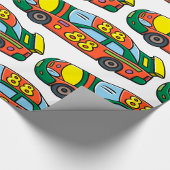 Papier Cadeau Voiture de course numéro 88