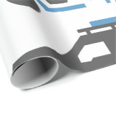 Papier Cadeau Voiture SWAT (Coin rond)