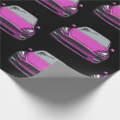 Papier Cadeau Voiture VUS Pink Electric Arrière - plan noir (Coin)