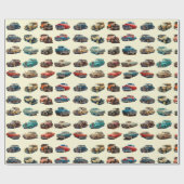 Papier Cadeau Voitures (Plat)