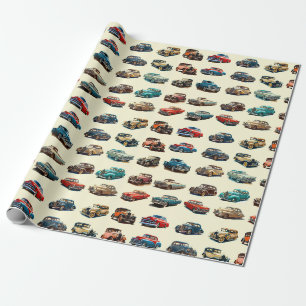 Papier Cadeau Voitures