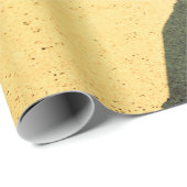 Papier Cadeau Voitures classiques garées dans une voiture à rame (Coin rond)