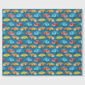 Papier Cadeau Voitures-jouets (Plat)