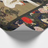 Papier Cadeau VOL AMOUR PHOENIX, Plumes, Coeurs Saint-Valentin (Coin)