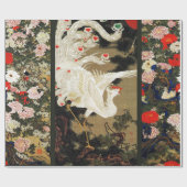 Papier Cadeau VOL AMOUR PHOENIX, Plumes, Coeurs Saint-Valentin (Plat)