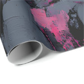 Papier Cadeau Vol de Papillon Abstrait Vibrant (5) (Coin rond)