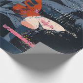Papier Cadeau Vol de Papillon Abstrait Vibrant (6) (Coin)