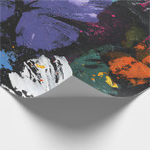 Papier Cadeau Vol de Papillon Abstrait Vibrant (7) (Coin)