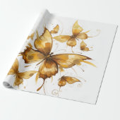 Papier Cadeau Vol doré (Déroulé)