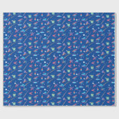 Papier Cadeau Vol Pêche Lure Rod Sports Motifs (Plat)