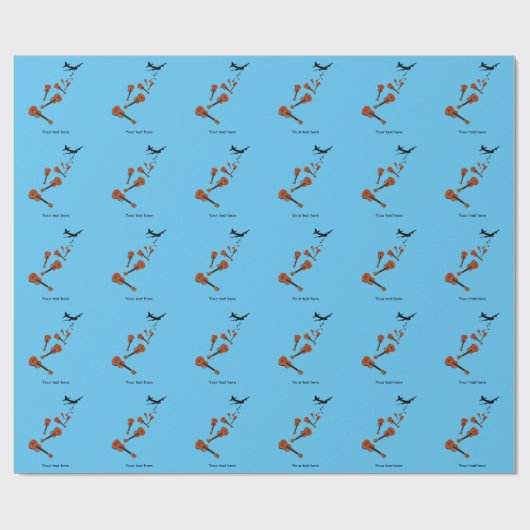 Papier Cadeau Vol Ukuleles (Plat)
