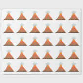 Papier Cadeau Volcan (Plat)