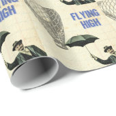 Papier Cadeau Voler haut (Coin rond)