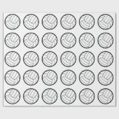 Papier Cadeau Volley-ball (Plat)