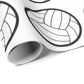Papier Cadeau Volley-ball (Coin rond)