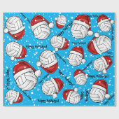 Papier Cadeau Volleyball (Plat)