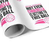 Papier Cadeau Volleyball : Princesse désolée Ball (Coin rond)