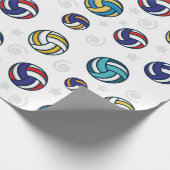 Papier Cadeau Volleyballs (Coin)