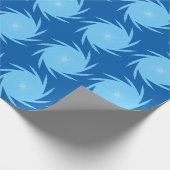 Papier Cadeau Vortex bleu (Coin)