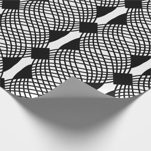 Papier Cadeau Vortex Spiral Illusion Optique (Coin)