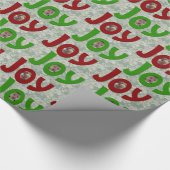 Papier Cadeau VOS PHOTOS JOY Christmas Wrapping Papier (Coin)