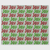 Papier Cadeau VOS PHOTOS JOY Christmas Wrapping Papier (Plat)