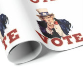 Papier Cadeau Vote (Coin rond)