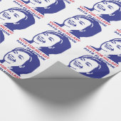 Papier Cadeau vote hillary clinton 2016 (Coin)