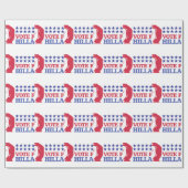Papier Cadeau vote pour hillary (Plat)
