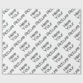 Papier Cadeau Votre_image_ici (Plat)