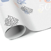 Papier Cadeau Votre image ici - Instructions simples (Coin rond)