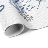 Papier Cadeau Votre image ici Une étape facile de votre création (Coin rond)