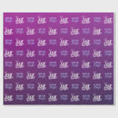 Papier Cadeau Votre logo | 2 Images téléchargées ou logos profes (Plat)