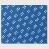 Papier Cadeau Votre logo de conception ou d'entreprise | Motif b (Plat)